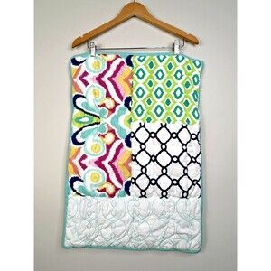 Pottery Barn PB Teen Palm Springs Patchwork 1 Pillow Sham Pick Stitched Percale